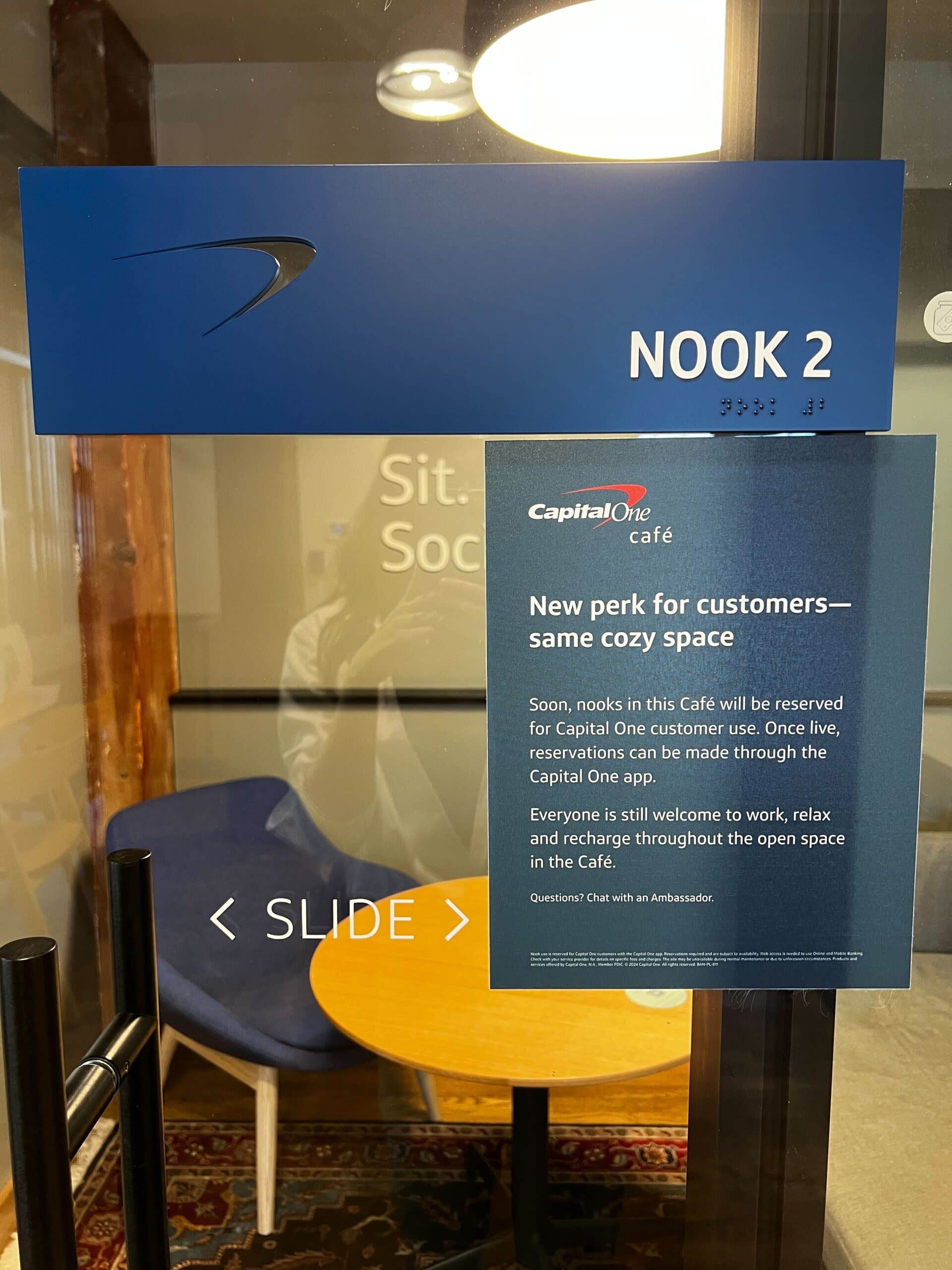 Cafe meeting room